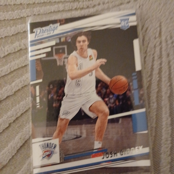 21-22 Panini Prestige Chronicles Josh Giddey ROOKIE RC Oklahoma City Thunder #75 - Picture 3 of 4